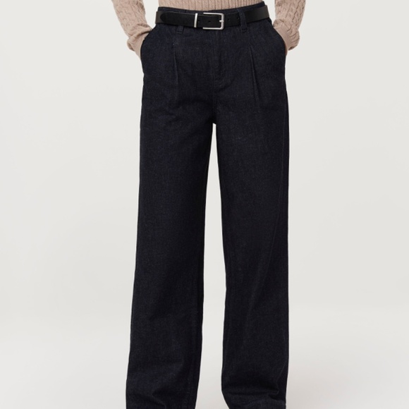 Frank And Oak The Joni Wide Leg Jean in Dark Wash Size 2828 - Picture 3 of 3